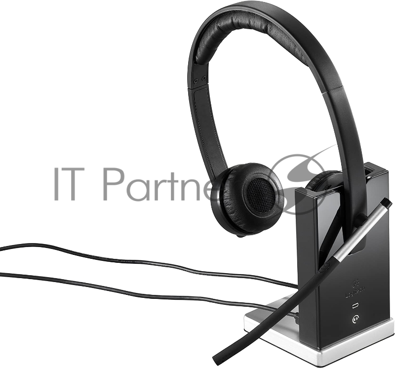 Гарнитура Logitech H820e Wireless Headset Dual, беспроводная, с регулятором громкости (USB)