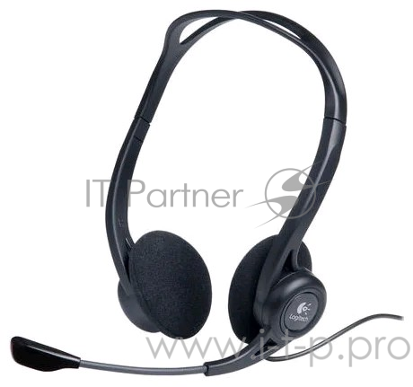 Гарнитура Logitech PC Headset 960 USB, с регулятором громкости (USB)
