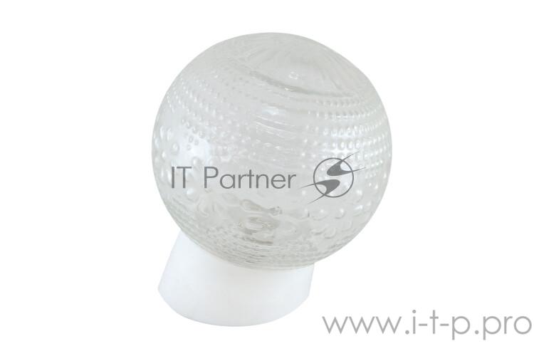 Светильник НББ 64-60-025 УХЛ4 60Вт E27 IP21 шар стекло Цветочек/наклонное основание | SQ0314-0006 | TDM