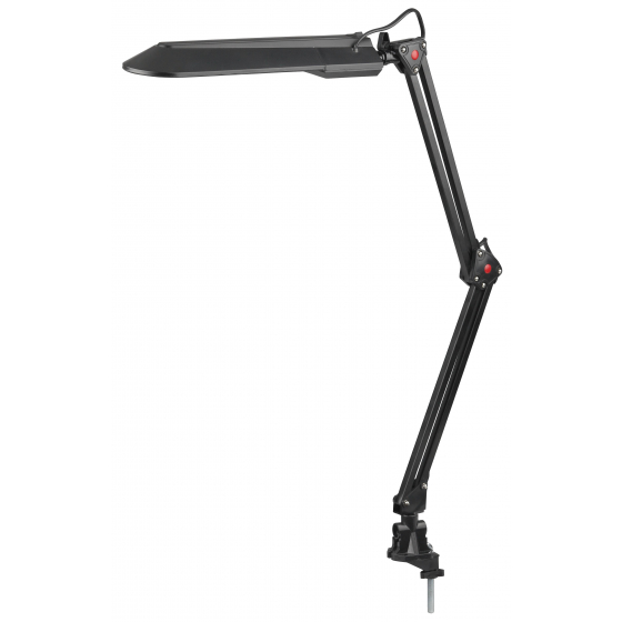 Настольные светильники ЭРА C0041456 Настольный светильник NL-201-G23-11W-BK черный {крепление на струбцине}