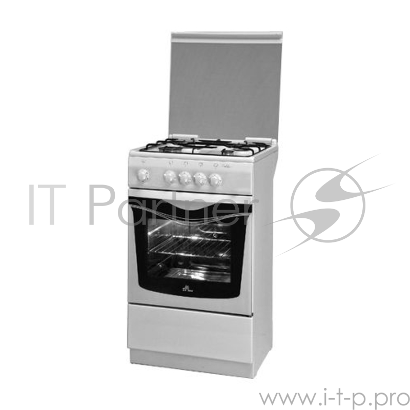Газовая плита DE LUXE 5040.37г(кр) ШхГхВ 50x50x85,система газ-контроль духового шкафа, духовка с термометром.белая