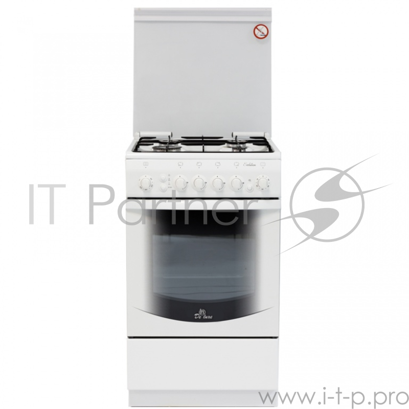 Плита Газовая De Luxe 5040.41г ЧР белый