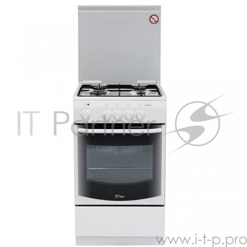 Плита Комбинированная De Luxe 5040.21гэ КР ЧР белый