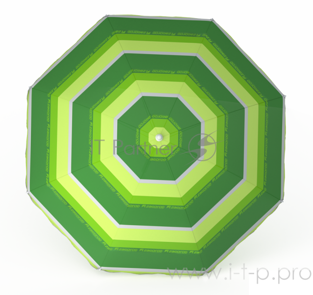 Зонт пляжный ZAGOROD Z200 (диам. 200см, в чехле)