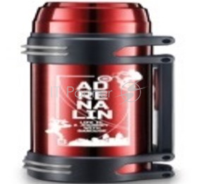 Термос BAROUGE ADRENALIN нержавеющая сталь с ручкой КРАСНЫЙ BT-417F 1000мл