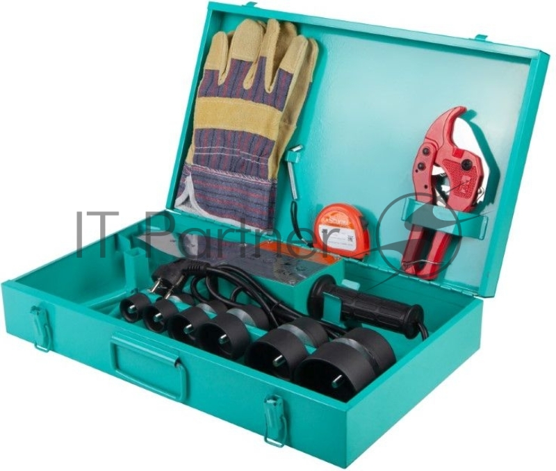 Сварочное оборудование, Инверторы Sturm TW7219 Аппарат для сварки пласт. труб Sturm, 1900 Вт, 6 насадок 20-63мм, кейс металл. TW7219