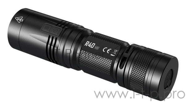 Фонарь ручной Nitecore R40 V2 черный лам.:светодиод.x1
