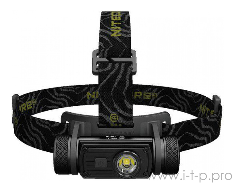 Фонарь налобный Nitecore HC60W черный лам.:светодиод. 18650x1 (16295)