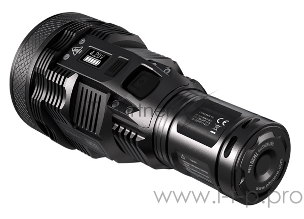 Фонарь ручной Nitecore TM39 LITE черный лам.:светодиод. 18650x4 (19501)