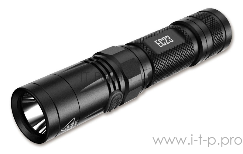 Фонарь ручной Nitecore EC23 черный лам.:светодиод. 18650x1 (16981)
