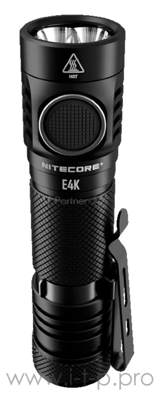 Фонарь ручной Nitecore E4K черный лам.:светодиод. (19280)