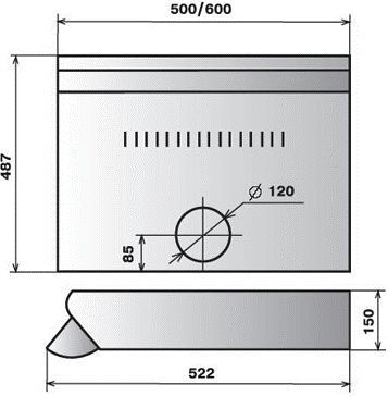 Вытяжка подвесная Эликор Davoline 60П-290-П3Л белый