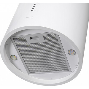 Вытяжка каминная Maunfeld Lee Isla 39 белый управление: кнопочное (1 мотор)