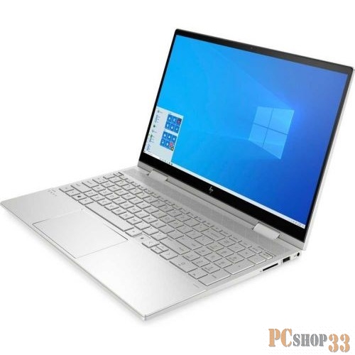 Ноутбук HP Envy x360 15-ed0016ur <22N86EA> i5-1035G1 (1.0)/8G/512G SSD/15.6FHD AG IPS Touch/Int:Intel UHD/Backlight/FPR/Win10 (Natural silver)