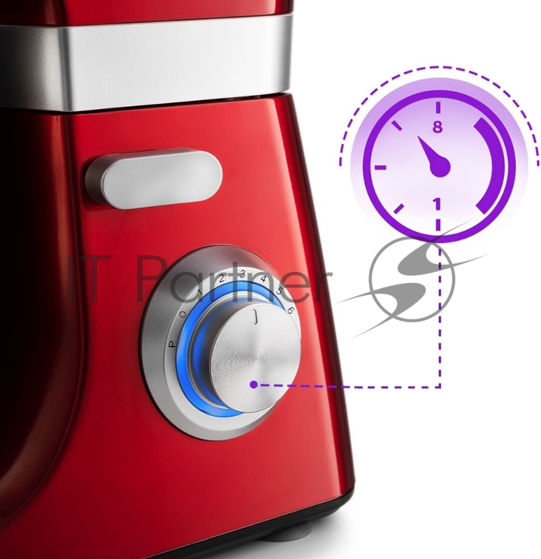 Миксер планетарный Kitfort КТ-1398-1 красный