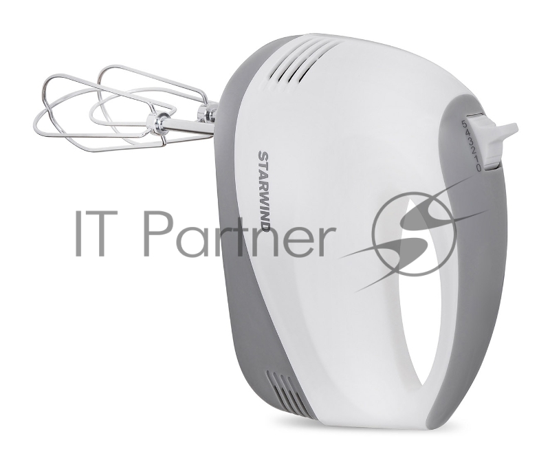 Миксер ручной Starwind SHM-211 250Вт белый/серый