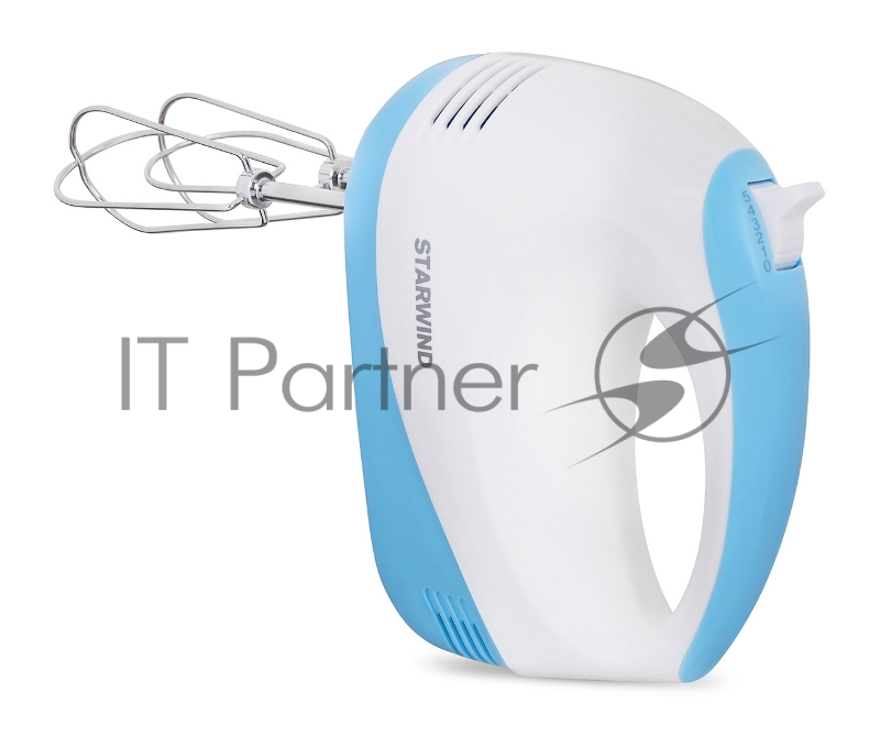 Миксер ручной Starwind SHM-261 250Вт белый/голубой