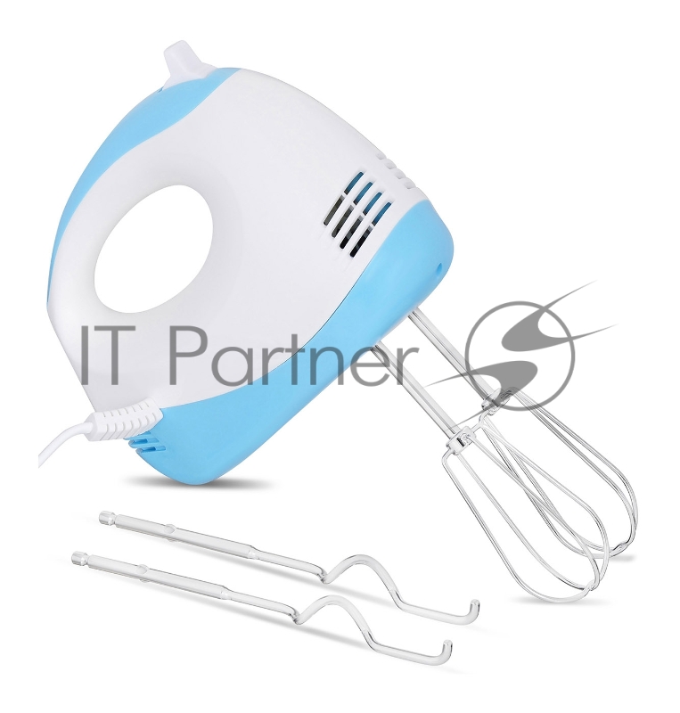 Миксер ручной Starwind SHM-261 250Вт белый/голубой