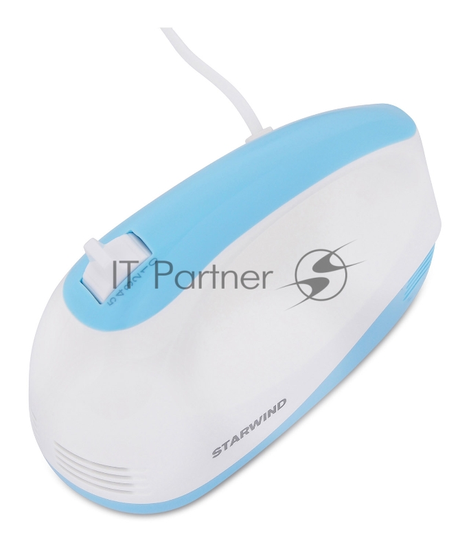 Миксер ручной Starwind SHM-261 250Вт белый/голубой