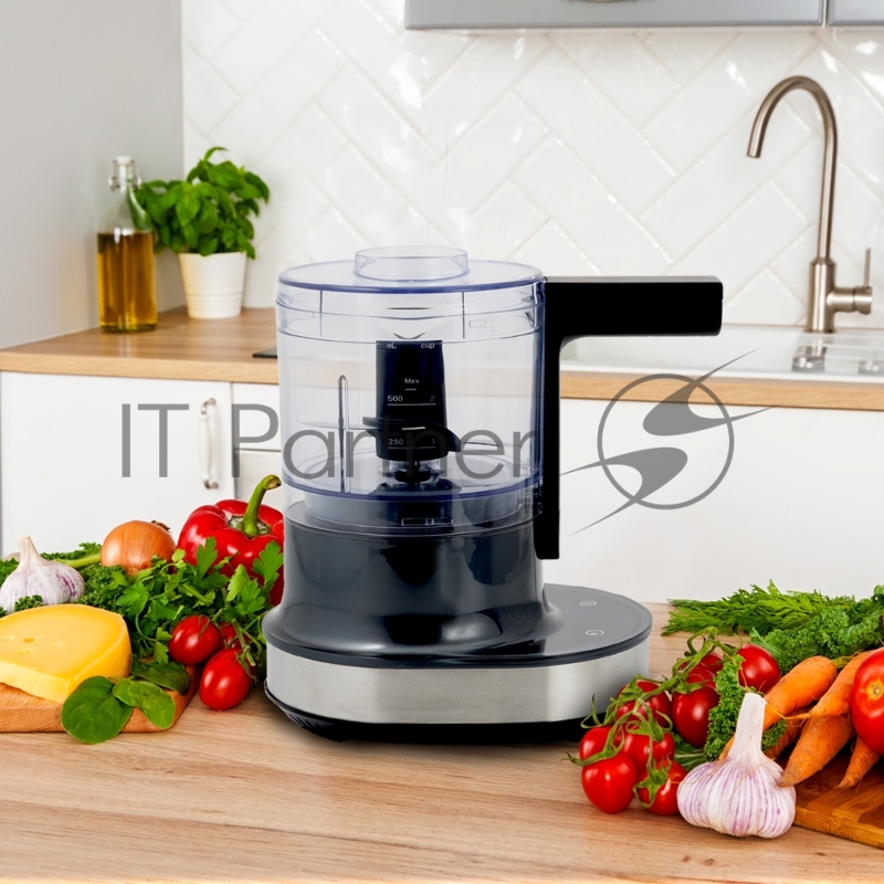 Измельчитель электрический Kitfort КТ-3001 0.6л. 300Вт черный