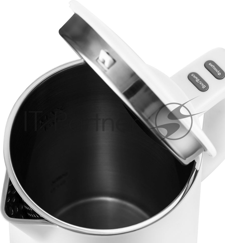 Чайник электрический Kitfort KT-6115-1 1.5л. 1800Вт белый (корпус: пластик)