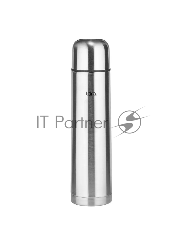 Термос LARA LR04-11 (сталь) - 1000 мл, КЛАПАН, двойные стенки, крышка-чашка