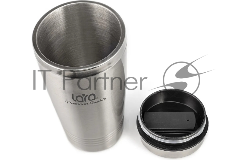 Термокружка LARA LR04-35 - 500мл, высота 18см, диаметр 8см, стальная внутренняя и внешняя пов-ти