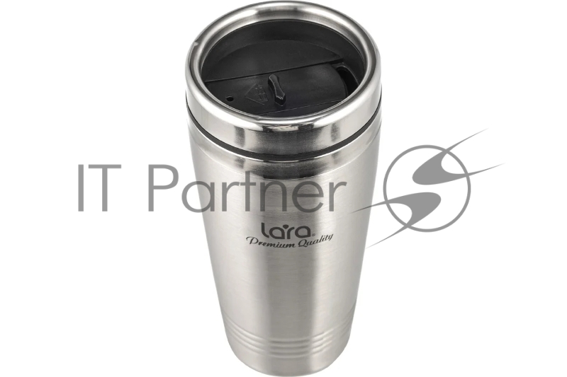 Термокружка LARA LR04-35 - 500мл, высота 18см, диаметр 8см, стальная внутренняя и внешняя пов-ти