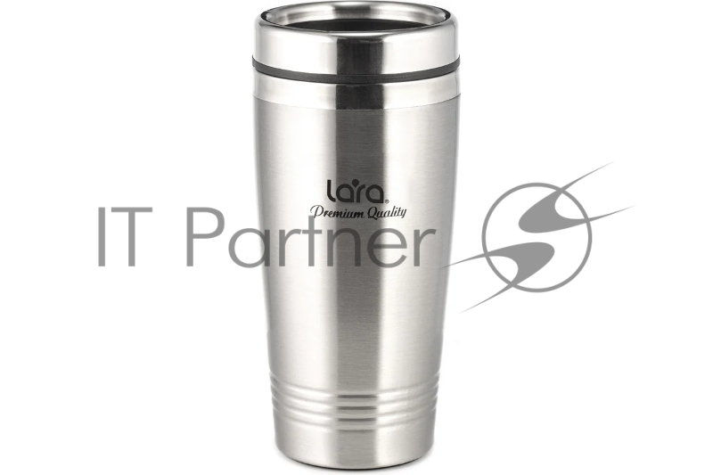 Термокружка LARA LR04-35 - 500мл, высота 18см, диаметр 8см, стальная внутренняя и внешняя пов-ти