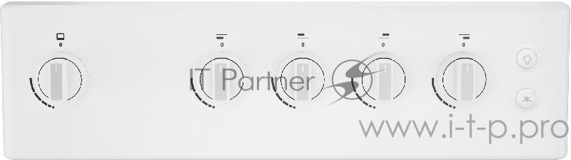 Газовая плита GORENJE GNF5111W 88х50х60, газовая, эмалированные решетки, электроподжиг, белый