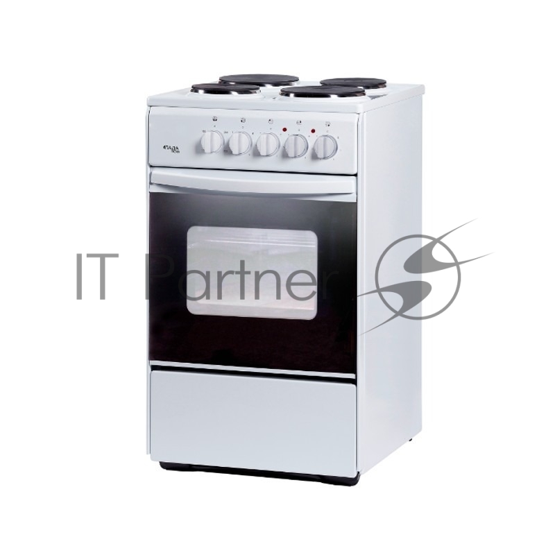 Электрическая плита ЛАДА Nova AE 14027 W Плита бытовая электрическая 4-х конфорочная, без жаровни, без подсветки, цвет Белый