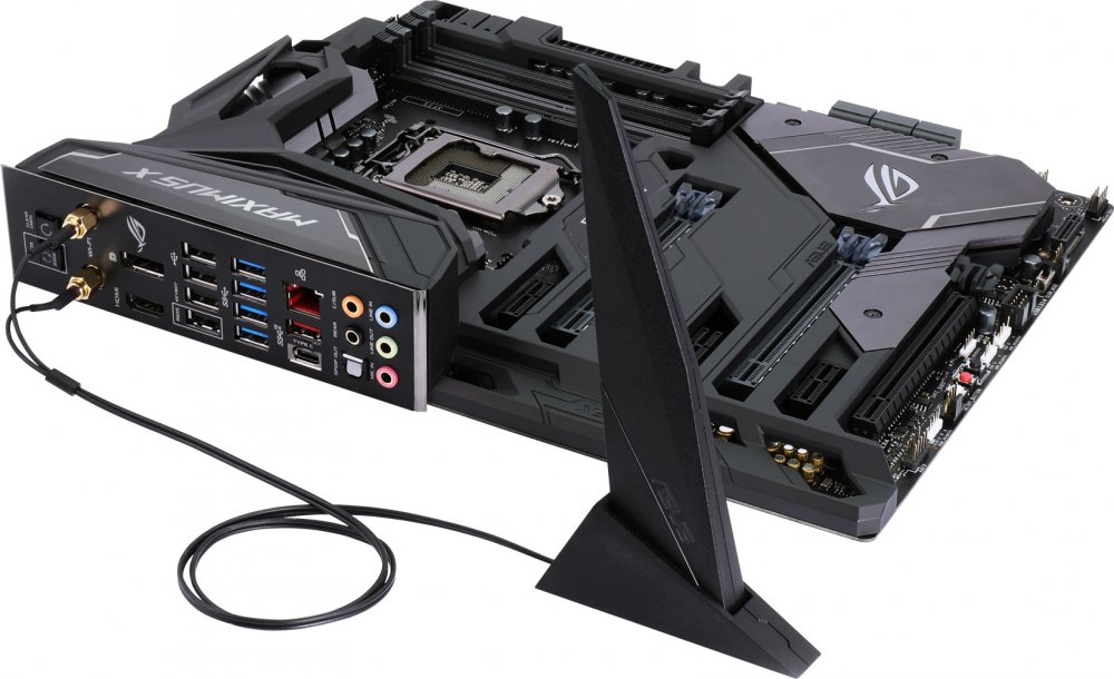 Материнская плата ASUS ROG MAXIMUS X CODE (Socket 1151v2, iZ370, 2*DDR4, 3xPCI-E x16, 3xPCI-E x1, SATA3, Vlan, HDMI, DP, ATX, Retail)