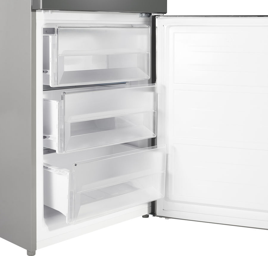 Холодильник Weissgauff WRK 2000 XNF нержавеющая сталь (двухкамерный)