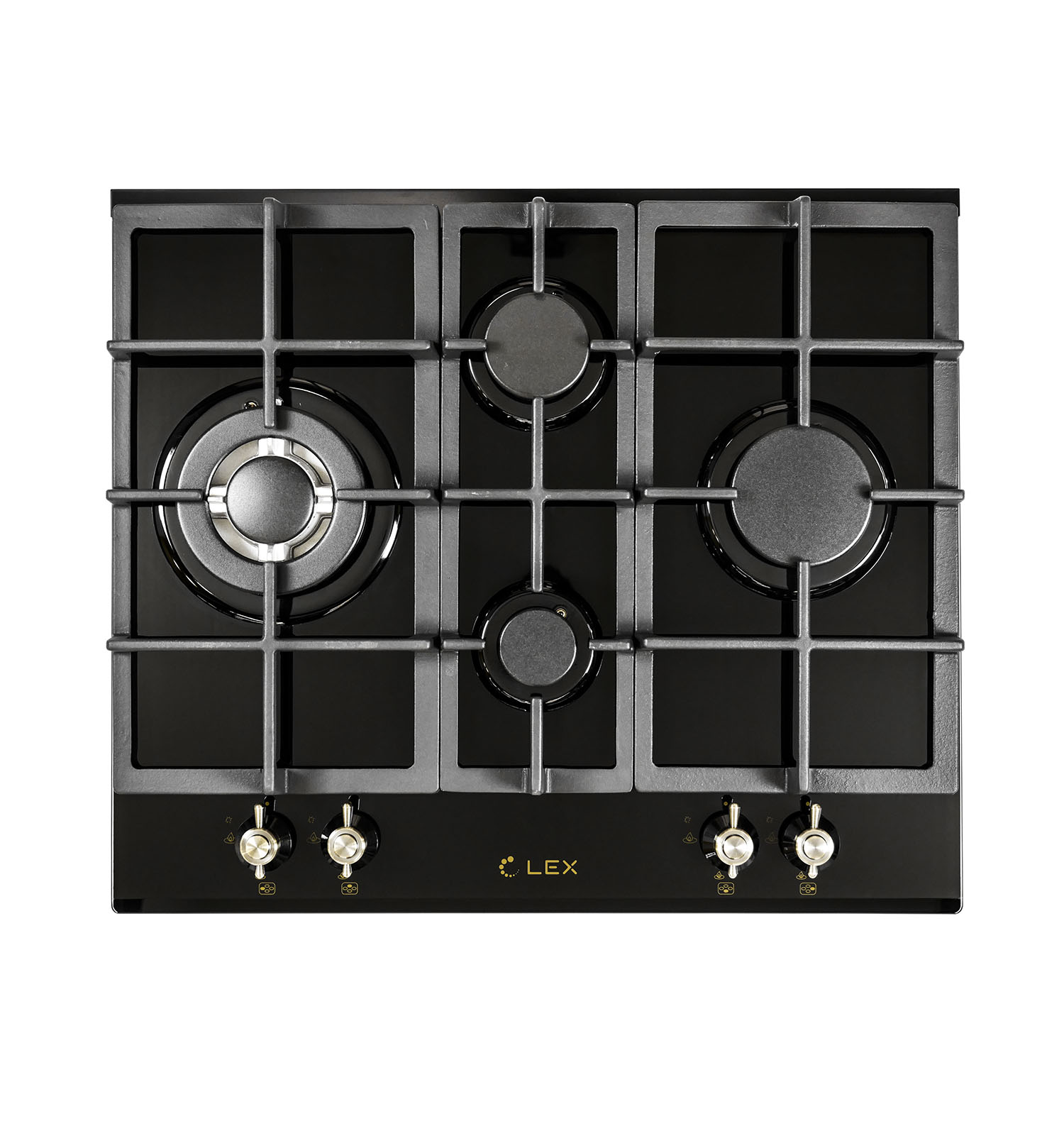 Газовая варочная поверхность Lex GVG 643 C BL черный