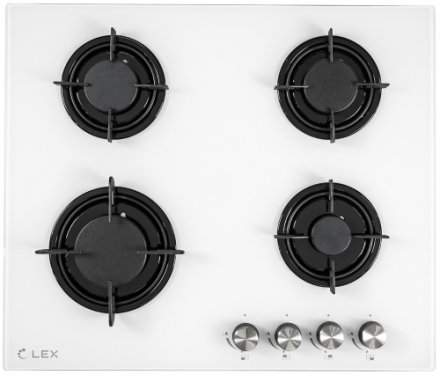 Газовая варочная поверхность Lex GVG 641 WH белый