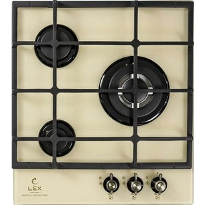 Газовая варочная поверхность Lex GVG 431 C IV слоновая кость