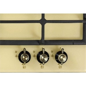 Газовая варочная поверхность Lex GVG 431 C IV слоновая кость