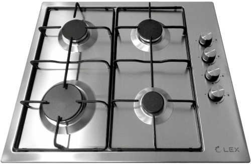 Газовая варочная поверхность Lex GVS 644-1 IX нержавеющая сталь