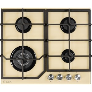 Газовая варочная поверхность Lex GVG 640-1 IV слоновая кость