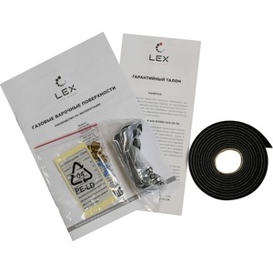 Газовая варочная поверхность Lex GVG 640-1 IV слоновая кость