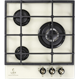 Газовая варочная поверхность Lex GVG 4533C IV LIGHT слоновая кость