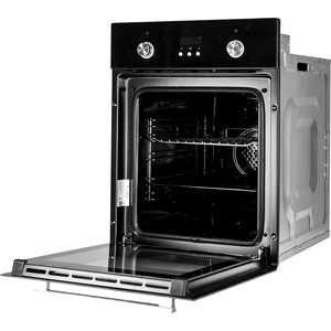 Духовой шкаф Электрический Lex EDP 4571 BL стекло черное