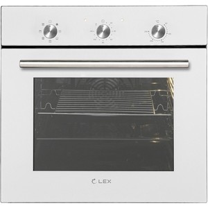 Духовой шкаф Электрический Lex EDM 070 WH стекло белое