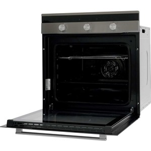 Духовой шкаф Электрический Lex EDM 070 IX стекло черное/нержавеющая сталь