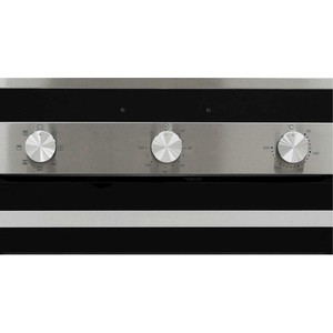 Духовой шкаф Электрический Lex EDM 070 IX стекло черное/нержавеющая сталь