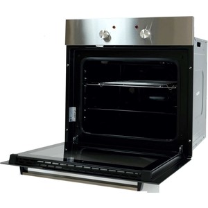 Духовой шкаф Электрический Lex EDM 040 IX нержавеющая сталь/черный