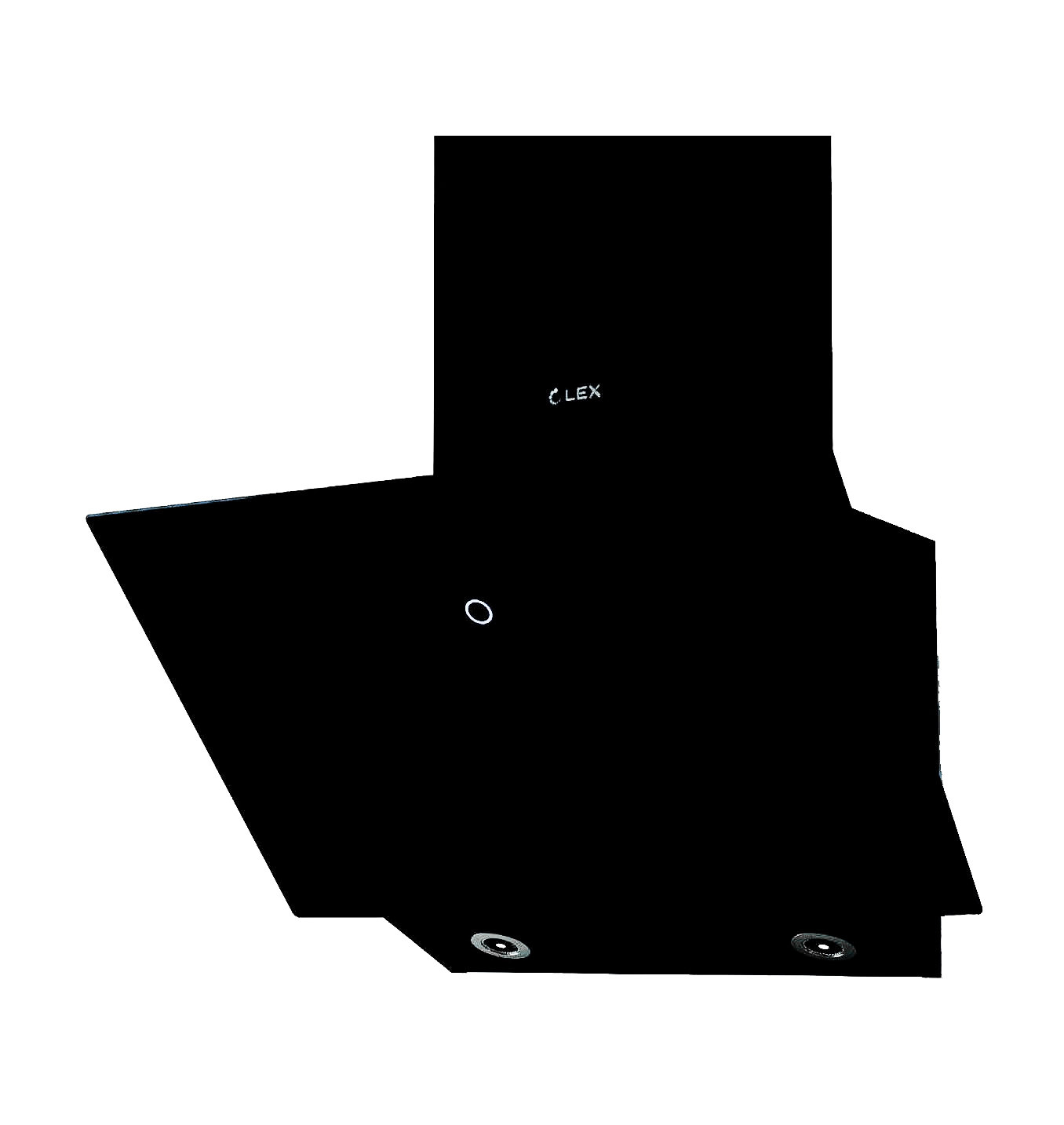 Наклонная кухонная вытяжка Lex Touch 600 черный