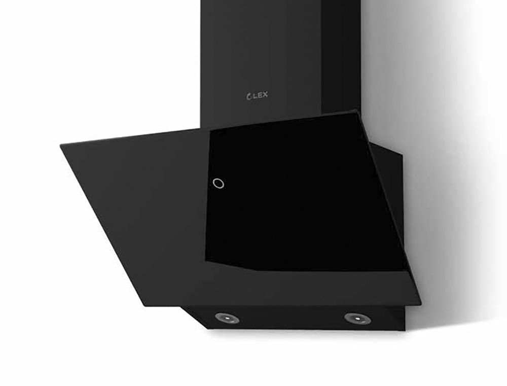 Наклонная кухонная вытяжка Lex Touch 600 черный