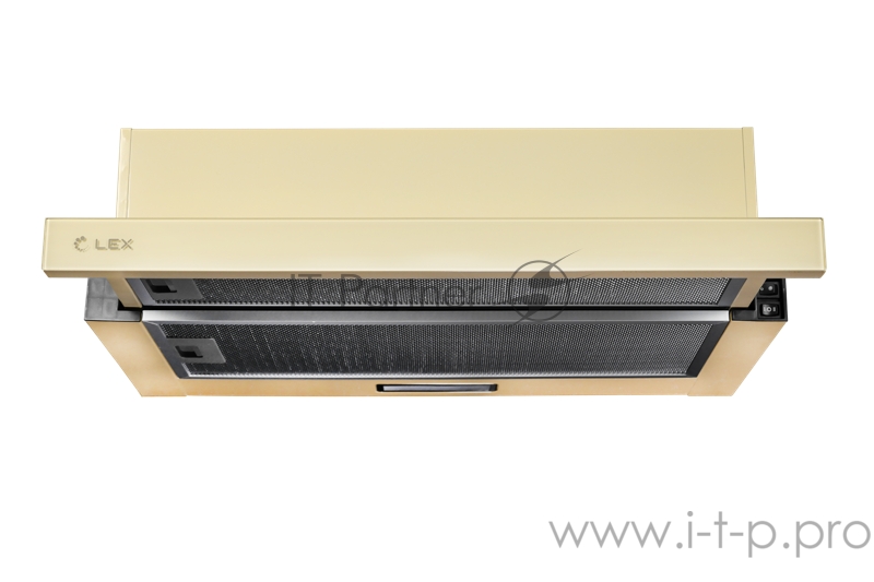 Вытяжка Lex Hubble G 600 бежевый управление: кнопочное (1 мотор)