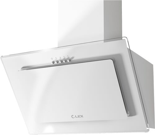 Вытяжка каминная Lex Mika G 500 белый управление: кнопочное (1 мотор)